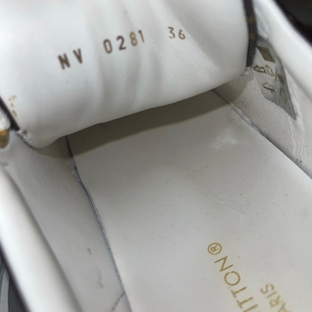 Brown Designer womens lv Sneakers - Picture 3 of 4